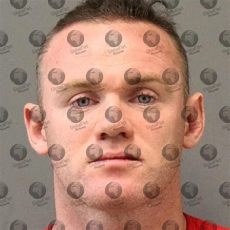 Wayne Rooney S Mugshot After Us Arrest For Intoxication And Swearing Globalnet Pictures