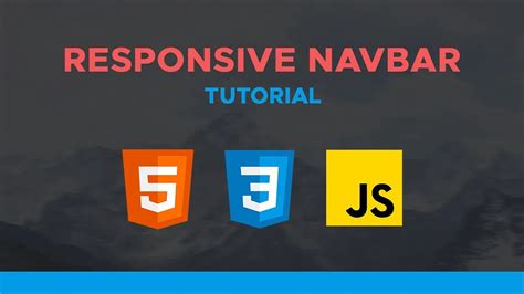 How To Building A Responsive NavBar With HTML CSS JavaScript