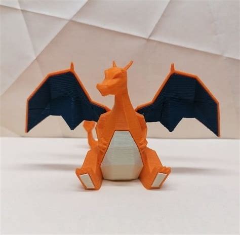 Charizard Low Poly Pokemon 3D Model 3D Printable CGTrader