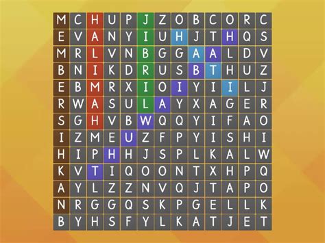 Peristiwa Selepas Kelahiran Nabi Muhammad S A W Wordsearch