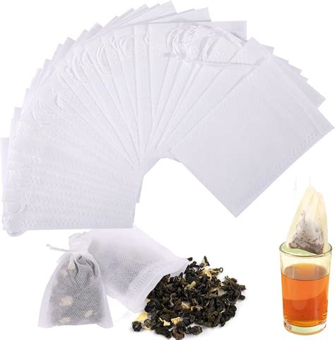 Pcs Sachet De Th Sachet De Th Remplir Avec Cordon Sachets