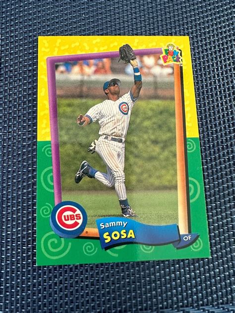 Upper Deck Fun Pack Baseball Card Sammy Sosa Cubs Ebay