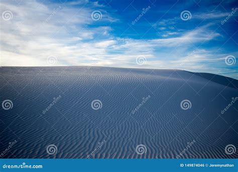 White Sand Dunes At White Sands National Monument Stock Photo Image