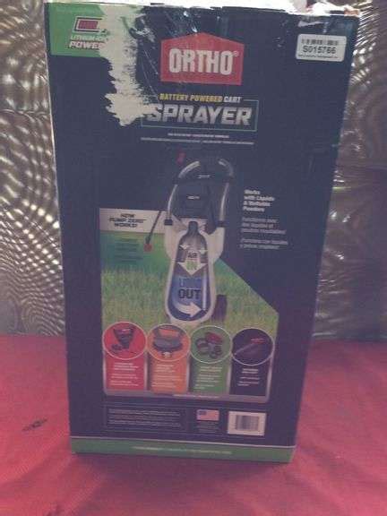 Ortho Battery Powered Cart Sprayer W Lithium Ion Powr Sierra