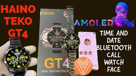 Haino Teko GT4 Smartwatch Latest Haino Teko GT4 Smartwatch Time And