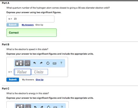 Solved Part A What quantum number of the hydrogen atom comes | Chegg.com