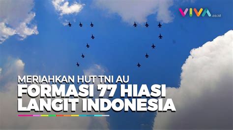 Bikin Takjub Atraksi Pesawat Tempur Tni Au Di Hut Ke Youtube