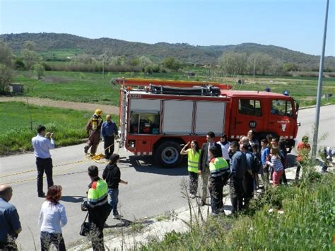 Simulacre d evacuació al transport escolar