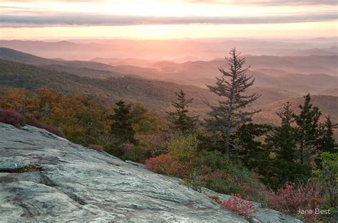 "Blue Ridge Mountain Sunrise" by Jane Best | Redbubble