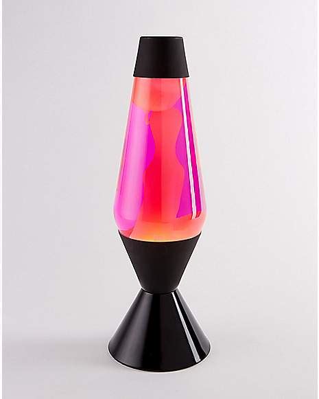 Orange And Purple Matte Lava Lamp 16 3 Inch Spencer S