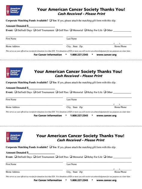 Donation Receipt Form Fill Out Sign Online DocHub