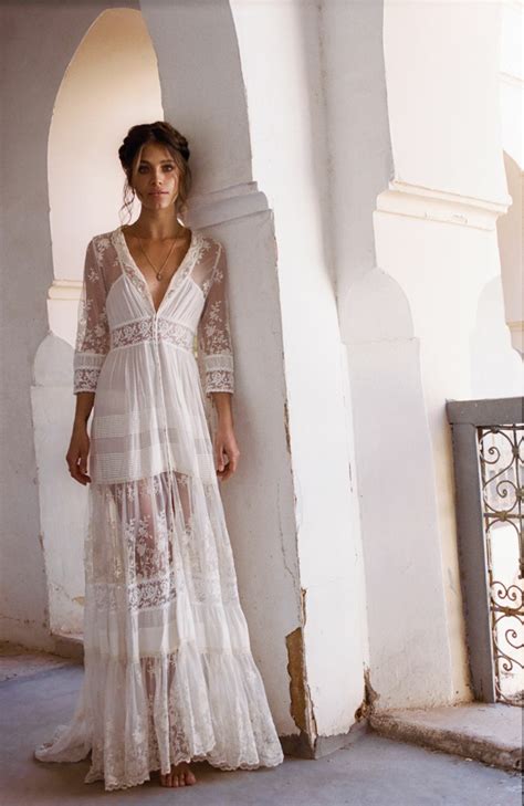 Robe Hippie Chic En Dentelle Elle Allie Raffinement Et Esprit De