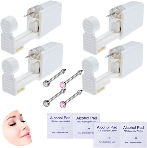 Amazon HYJLPAF Nose Piercing Kit 3 Pack Self Nose Piercing Gun