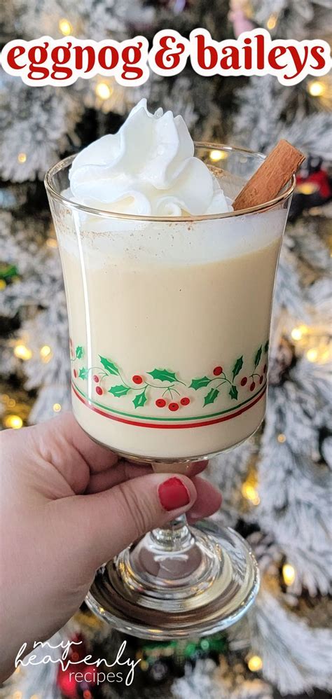 Eggnog And Baileys Cocktail Recipe In 2024 Christmas Drinks Alcohol