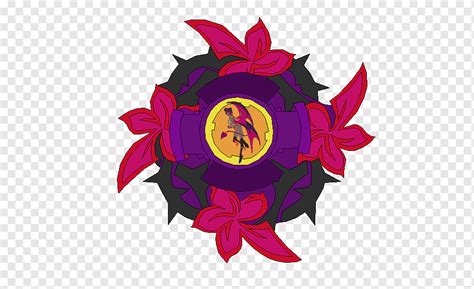 Diseño floral beyblade artes visuales diseño púrpura simetría fondo