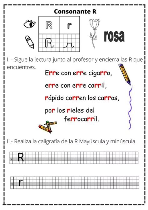 Guía consonante R profe social