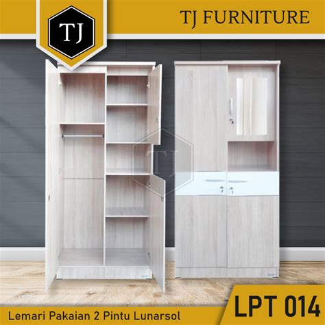 Jual Lunarsol Lemari Pakaian Lemari Baju Minimalis Pintu Lunar Lpt