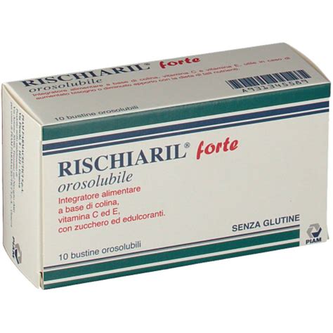 Rischiaril Forte PIAM 10 Orosoluble Sachets Loreto Pharmacy