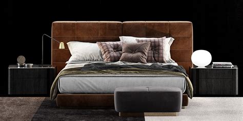 3d Model Minotti Lawrence Bed 4 Turbosquid 1591456