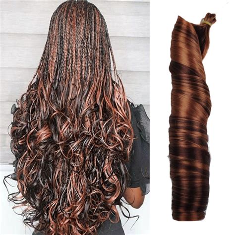 150g 24inch Loose Wave Spiral Curls French Curly Synthetic Crochet