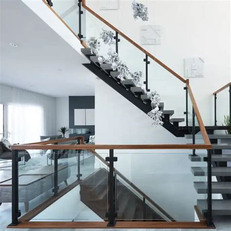 Aluminum Stainless Steel Balcony Terrace Railing Handrails Glass