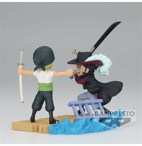 World Collectable Figure Log Stories Roronoa Zoro Dracule Mihawk