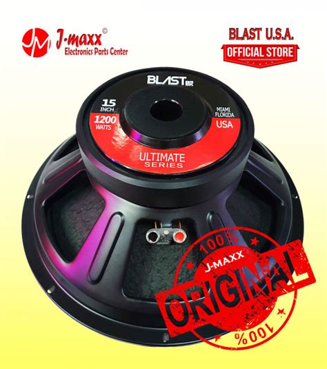 BLAST ULTIMATE Series Subwoofer Speaker 15 Inches 1000W To 1200W Max