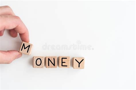 The Word MONEY Spelled Out In Wooden Letter Tiles Stock Image Image