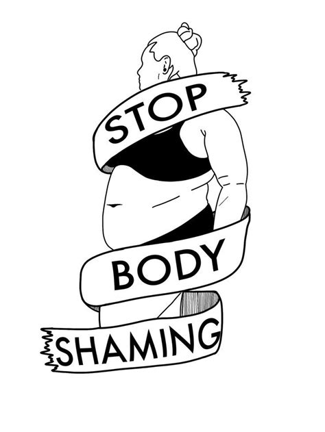 Stop Body Shaming Sticker For Sale By Pr1ncessamanda Body Shaming