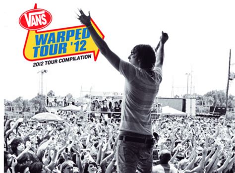 Alex Gaskarth On The Cover Of The 2012 Warped Tour Compilation