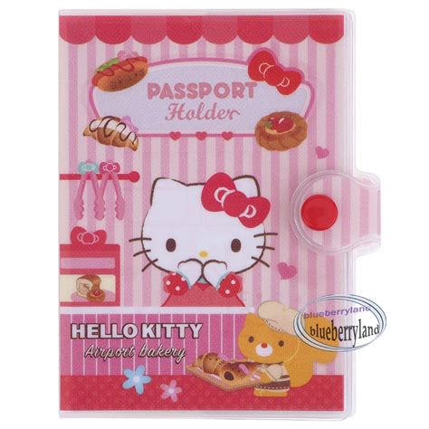 Sanrio Hello Kitty Passport Holder Cover Travel Accessories R20 Ladies Girls