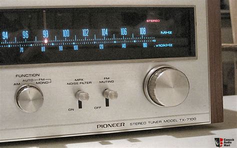 Classic Vintage Pioneer Tx Am Fm Stereo Tuner Works Looks Great