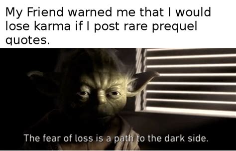 Train Yourself To Let Go Of Everything You Fear To Lose Rprequelmemes