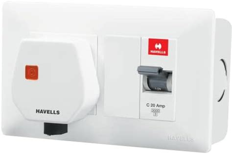 Havells Utility DB MCB ENCL DP Metal Enclosure Sheet Steel 2 Pole