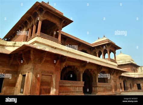 Jodha Bai Palace Fatehpur Sikri India Asia UNESCO World Heritage