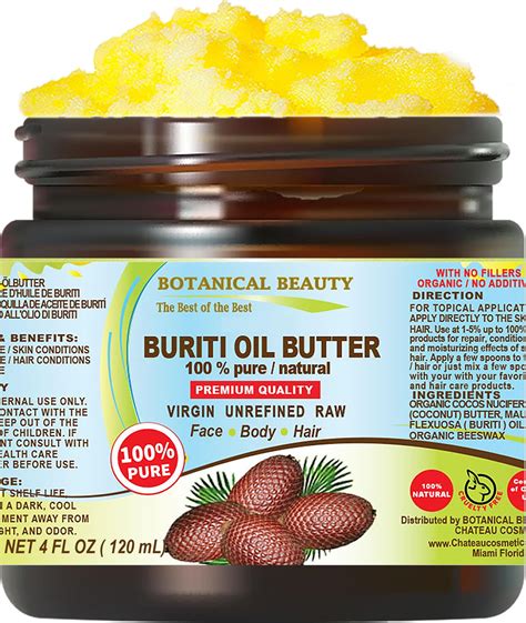 Amazon Brazilian Buriti Fruit Oil Pure Natural Virgin Refined Cold