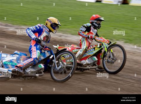 Speedway drivers Stock Photo - Alamy