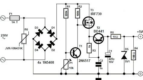 Design A Power Supply Of 5 Volts