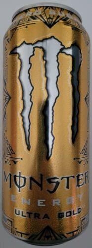 Buy New Monster Energy Ultra Gold Energy Drink 16 Fl Oz Full Can Free Shipping Online At Lowest