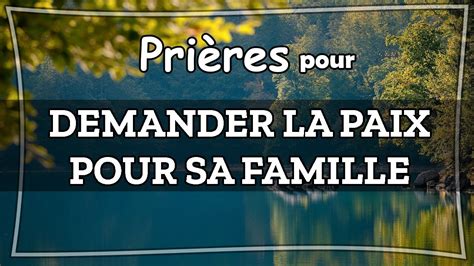 PRIÈRE POUR DEMANDER LA PAIX POUR SA FAMILLE Acordes Chordify