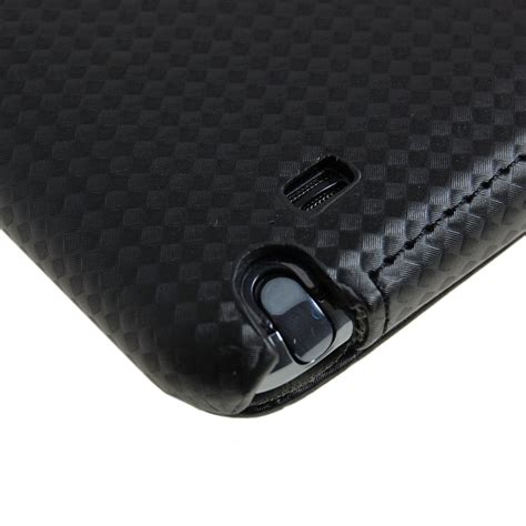 Slimline Carbon Fibre Style Flip Case For Samsung Galaxy Note Reviews