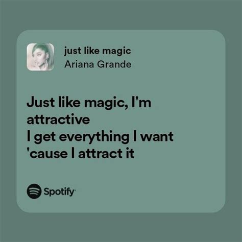 Just Like Magic Ariana Grande Lyrics