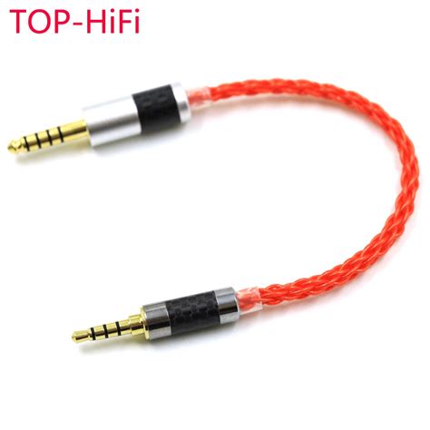 Top Hifi Upocc Silver Plated 35mm Trrs Balanced Male To 44mm Trrs