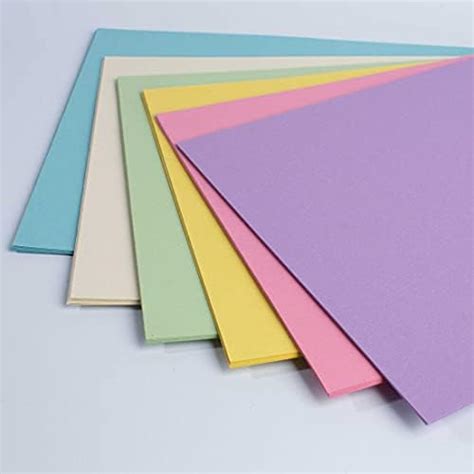 House Of Card Paper A Gsm Card Rainbow Pastel Coloured Card