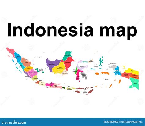 Indonesia Detailed Kalimantan Map Shape Flat Web Graphic Concept Icon