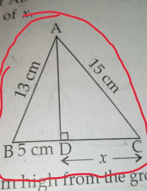 In The Adjoining Figure Find The Value Of X Brainly In