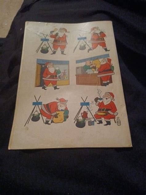 Golden Age Four Color Comic Santa Claus Funnies 607 Dell Comics 1954