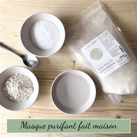 Masque Purifiant Fait Maison Masque Purifiant Masque Argile Blanche