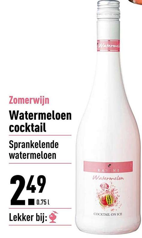 Watermeloen Cocktail Aanbieding Bij Aldi Folders Nl