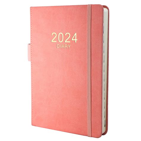 Buy 2024 Dairy Diary 2024 A5 Day Per Page From Jan 2024 To Dec 2024